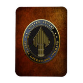 USSOCOM-Symbol Magnet (Vertikal)