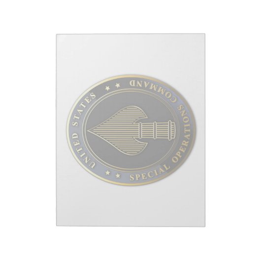 USSOCOM-Symbol Notizblock (Rotiert)