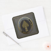 USSOCOM-Symbol Quadratischer Aufkleber (Umschlag)