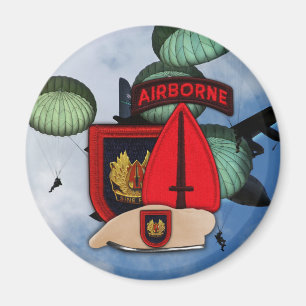 USSOCOM USASOC Special Ops Patch Magnet