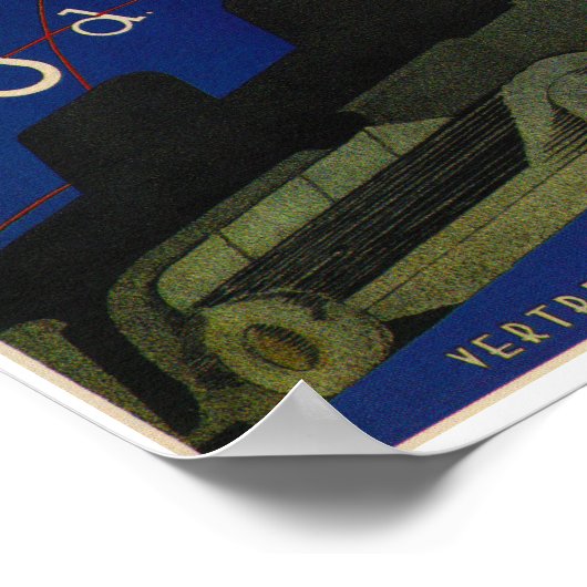 USSR Besuchet Train Poster (Ecke)