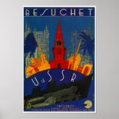 USSR Besuchet Train Poster (Vorne)