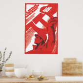 USSR CCCP Cold War Soviet Union Propaganda Posters Poster (Küche)