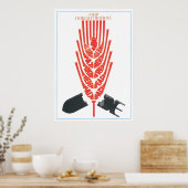 USSR CCCP Cold War Soviet Union Propaganda Posters Poster (Küche)