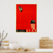 USSR CCCP Cold War Soviet Union Propaganda Posters Poster (Küche)