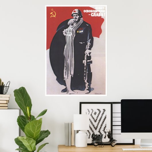 USSR CCCP Cold War Soviet Union Propaganda Posters Poster (Heimbüro)