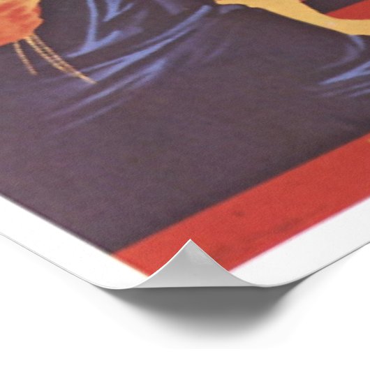 USSR CCCP Cold War Soviet Union Propaganda Posters Poster (Ecke)