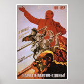 USSR CCCP Cold War Soviet Union Propaganda Posters Poster (Vorne)