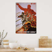 USSR CCCP Cold War Soviet Union Propaganda Posters Poster (Küche)