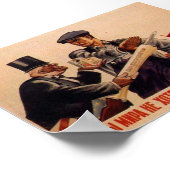 USSR CCCP Cold War Soviet Union Propaganda Posters Poster (Ecke)