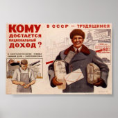 USSR CCCP Cold War Soviet Union Propaganda Posters Poster (Vorne)