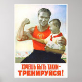 USSR CCCP Cold War Soviet Union Propaganda Posters Poster (Vorne)