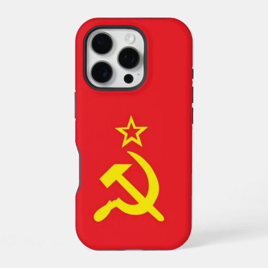USSR flag iPhone Hülle (Rückseite)