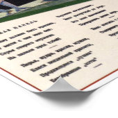 USSR Soviet Propaganda Stop night life! 1929 Poster (Ecke)