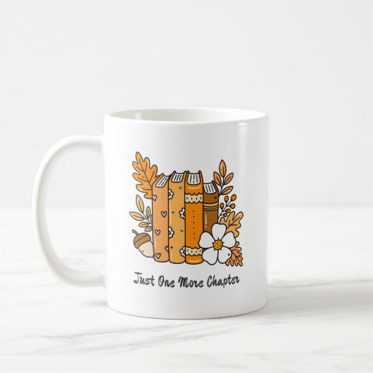 ust One More Chapter Book Lover Kaffeetasse (Links)