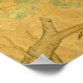 Ustad Mansur - Chameleon in einem Baum Poster (Ecke)