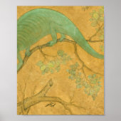 Ustad Mansur - Chameleon in einem Baum Poster (Vorne)