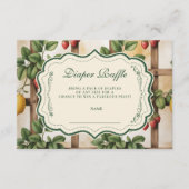 ustic Citrus Strawberry Diapper Raffle Begleitkarte (Vorderseite)