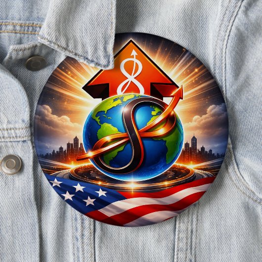 USTP Global Infinity Ascent Patriotic Button (Beispiel)