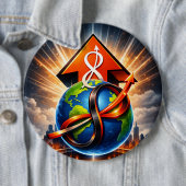 USTP Global Infinity Aufstieg Futuristischer Knopf Button (Beispiel)