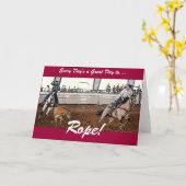 USTRC Roping Karte (Gelbe Blume)