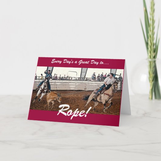 USTRC Roping Karte (Vorderseite)