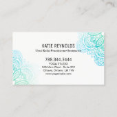 Usui Reiki Practitioner/Instructor Business Card Visitenkarte (Rückseite)