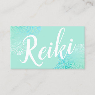 Usui Reiki Practitioner/Instructor Business Card Visitenkarte