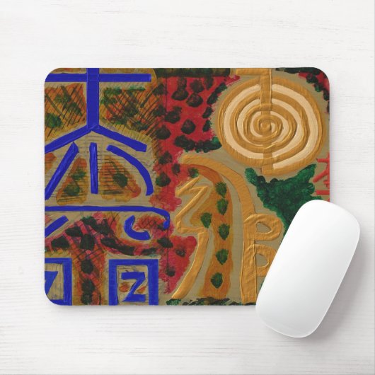 USUI REIKI Symbole Mousepad (Mit Mouse)