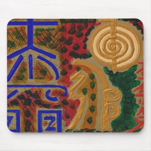 USUI REIKI Symbole Mousepad (Vorne)