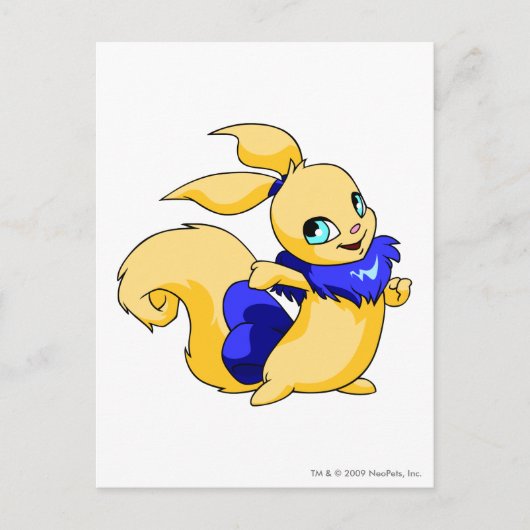 Usul Blue Postkarte (Vorderseite)