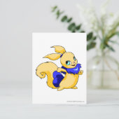 Usul Blue Postkarte (Stehend Vorderseite)