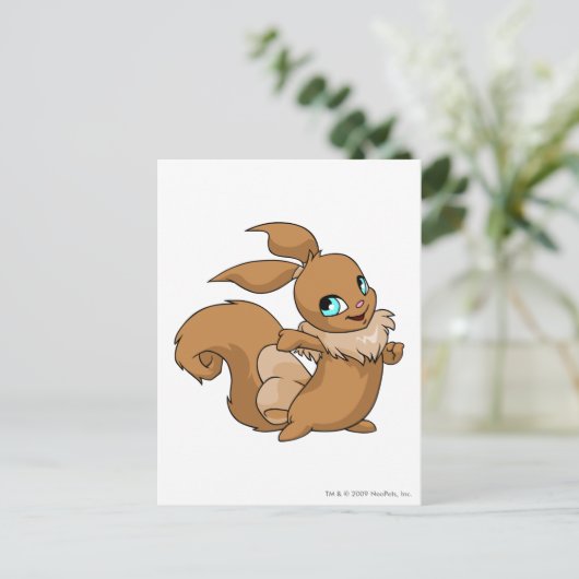 Usul Brown Postkarte (Stehend Vorderseite)