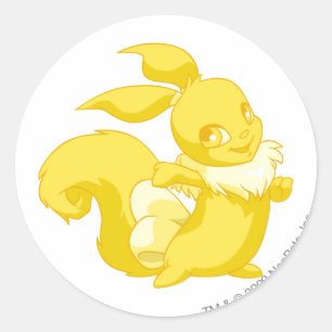 Usul Gold Runder Aufkleber