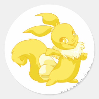 Usul Gold Runder Aufkleber