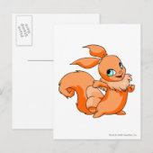 Usul Orange Postkarte (Vorne/Hinten)