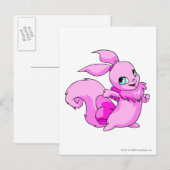 Usul Pink Postkarte (Vorne/Hinten)