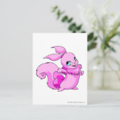 Usul Pink Postkarte (Stehend Vorderseite)