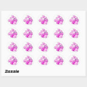 Usul Pink Runder Aufkleber (Blatt)
