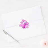 Usul Pink Runder Aufkleber (Umschlag)
