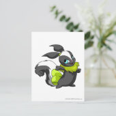 Usul Skunk Postkarte (Stehend Vorderseite)