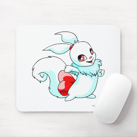 Usul Weiß Mousepad (Mit Mouse)
