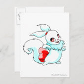 Usul White Postkarte (Vorne/Hinten)