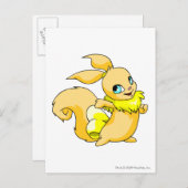 Usul Yellow Postkarte (Vorne/Hinten)