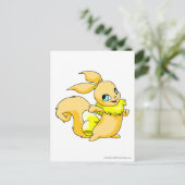 Usul Yellow Postkarte (Stehend Vorderseite)