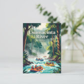 Usumacinta-Fluss, Mexiko Postkarte (Stehend Vorderseite)