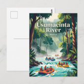 Usumacinta-Fluss, Mexiko Postkarte (Vorne/Hinten)