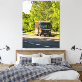 USV in Bewegung Leinwanddruck (Insitu (Schlafzimmer))