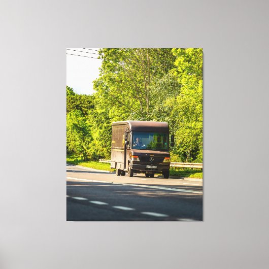 USV in Bewegung Leinwanddruck (Vorderseite)