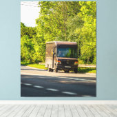 USV in Bewegung Leinwanddruck (Insitu (Holzboden))